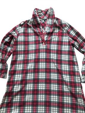 Lauren Ralph Lauren Plaid Fleece Sleep Shirt | Cozy Pajama Dress | Women’s